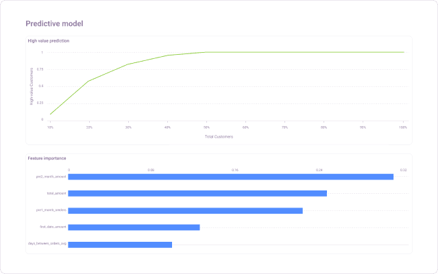 Predictive model to find potential high-value customers